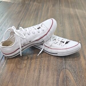 Converse Unisex White Canvas Sneakers